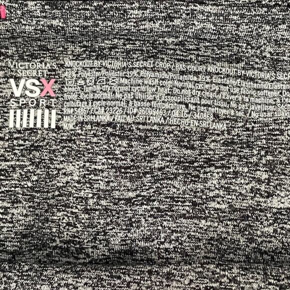 Victoria Secret VSX Sport Knockout Crop Leggings Sz S - Picture 5 of 7